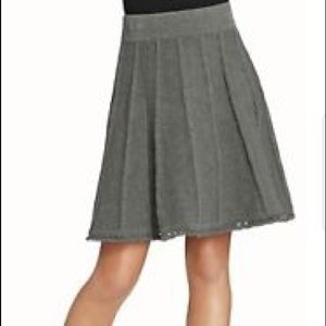 CAbi knit grey skirt